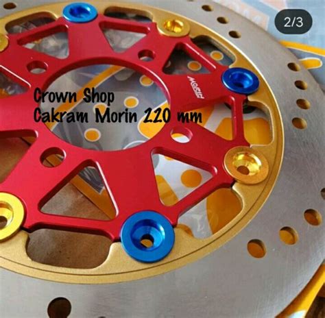 Jual Piringan Cakram Disc Morin 220 Mm Bahan Full CNC For Motor Jupiter