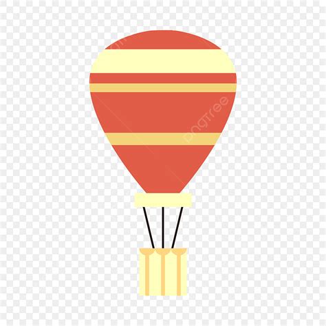 Hot Air Balloon Vector Art PNG Cartoon Hand Drawn Hot Air Balloon Cartoon Hand Painted Hot