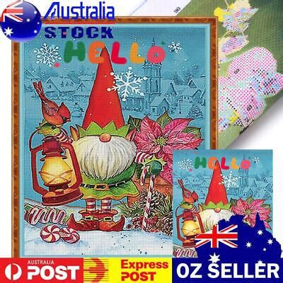 Full Embroidery Eco Cotton Thread Ct Printed Gnome Cross Stitch Kit