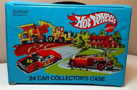 Vtg Hot Wheels 24 Car Collector S Vinyl Travel Carrying Case 1980 Mattel 8227 1821336286