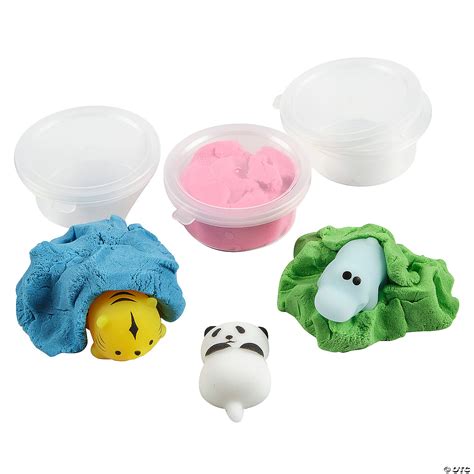 Mochi Squishies And Sticky Sand Handout Kit 24 Pc Oriental Trading