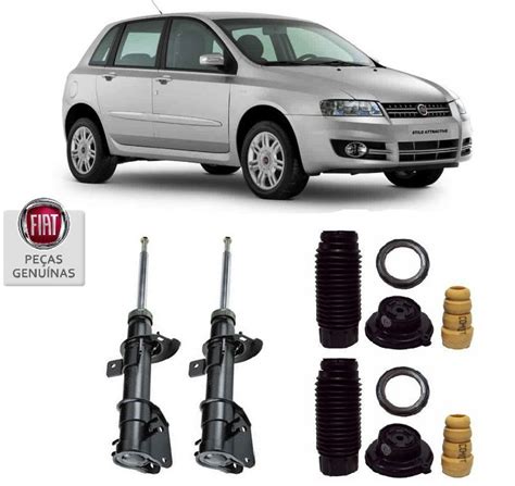 Par Amortecedor Dianteiro Kits Fiat Stilo Original Zac Pe As