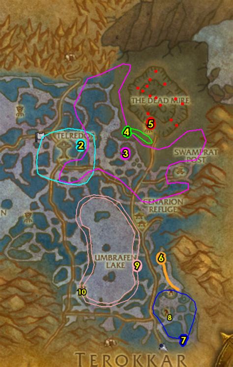 Wow Tbc Classic Alliance Guide Zangarmash Outland Leveling