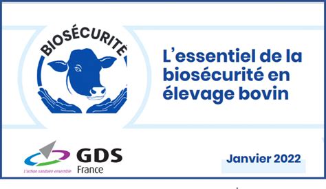 Guides sur la biosécurité en élevage bovin GDS Réseau 3M