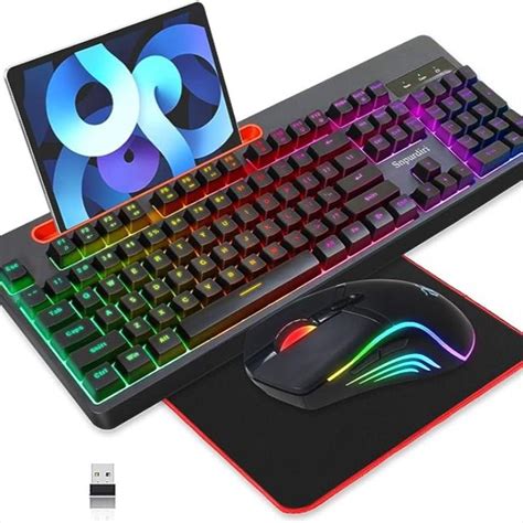 Wireless Gaming Keyboard and Mouse Combo