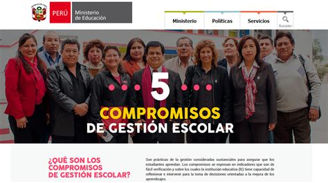 Conoce Los 5 Compromisos De Gestión Escolar 2020 Ministerio De