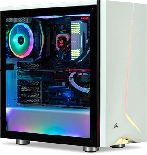 CORSAIR CARBIDE SPEC 06 TEMPERED GLASS WHITE RGB LED MIDI TOWER ATX