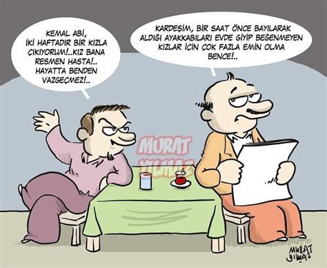 Murat Yılmaz Karikatürleri İltifattan Karı Koca Diyaloglarına Kadar En