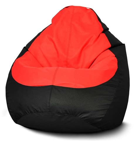 ᐉ Кресло мешок iPuff Оксфорд XXXL 100х135 см Красный/Черный • Купить в ...
