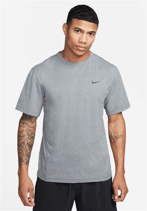 Nike Performance Hyverse Sport T Shirt Smoke Grey Htr Black Grau