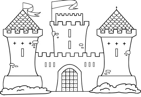 Interessant Coloriage Chateau Image Coloriage Images