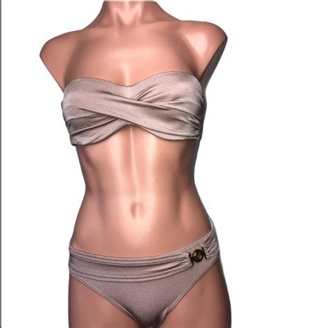 Victoria S Secret Swim New Victorias Secret Rio Twist Bandeau Bikini Set Poshmark