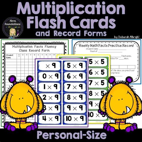 The Multi Digit Flash Cards And Record Forms Are Great For Students