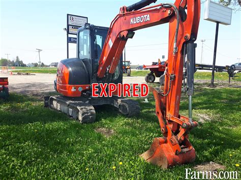 Kubota Kx G Excavator For Sale Farms