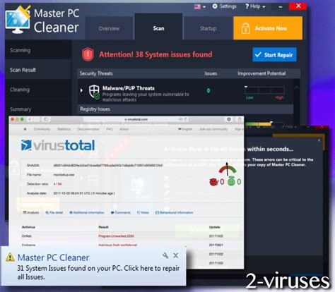 Master Pc Cleaner Pup How To Remove Dedicated Viruses