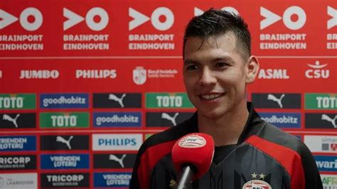 Hirving Chucky Lozano se sintió nervioso y feliz en su regreso al PSV