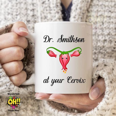 Ob Gyn Gift Doctor Gift At Your Cervix Mug Obgyn Doctor Etsy