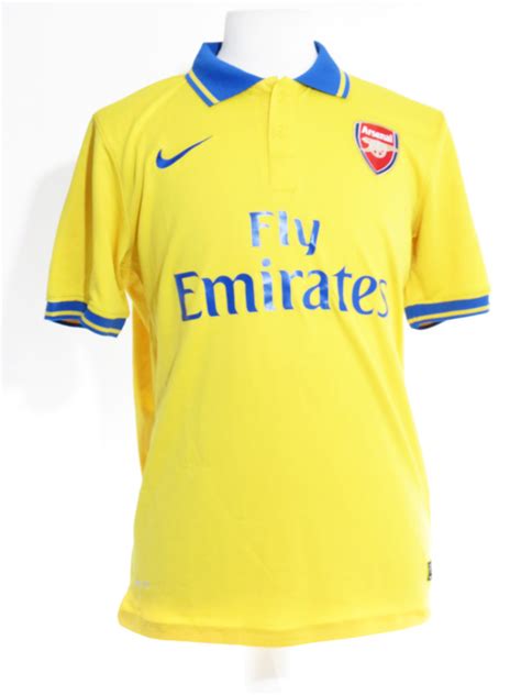 Nike Arsenal Away Mesut Ozil Yellow Jersey - 5 Star Vintage