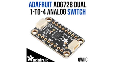 Adafruit Adg Dual To Analog Matrix Switch Qwiic Micro Robotics