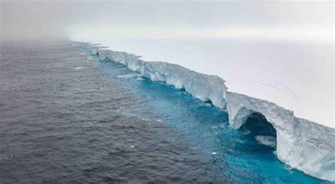 In Pics A23a Ice Island Massive Arches And Caves Seen In World’s Largest Iceberg As It