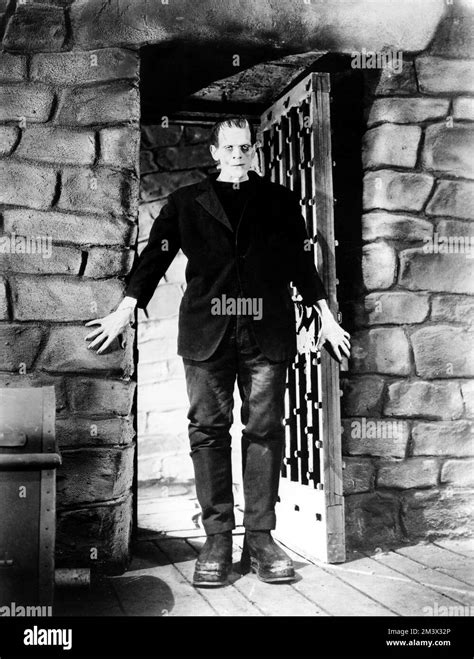 Frankenstein Boris Karloff Stock Photo Alamy