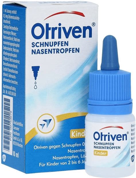 Otriven Nasentropfen F R Kinder Ml Ab