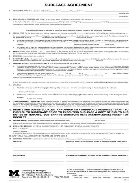 Fillable Online Sublease Agreement 08qxd Fax Email Print PdfFiller