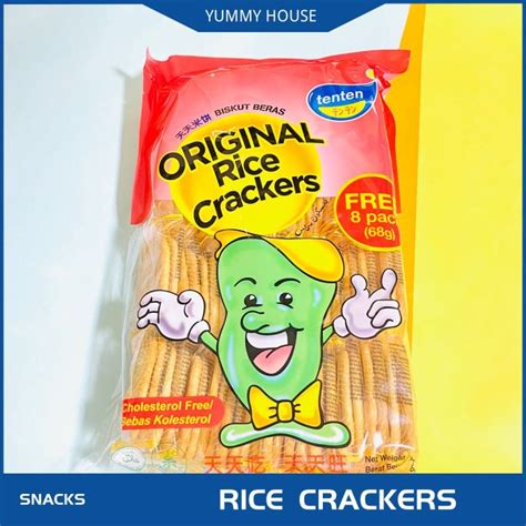 Tenten Original Rice Crackers Biskut Beras Senbei Lazada