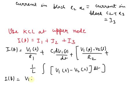 SOLVED An Electric Circuit Is Shown In Fig 1 2 Obtain A Set Of