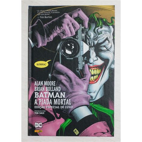 Batman A Piada Mortal Alan Moore Edi O Especial De Luxo Shopee