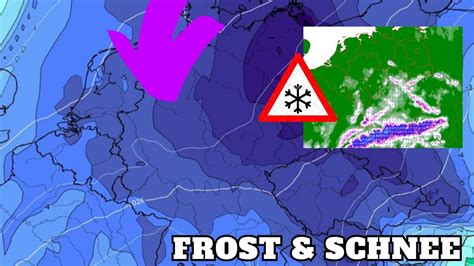 Eine Woche POLARLUFT mit Schnee Frost Viele NIEDERSCHLÄGE zu