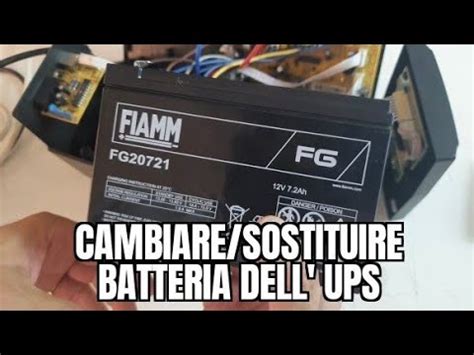 CAMBIARE SOSTITUIRE BATTERIA DELL UPS YouTube