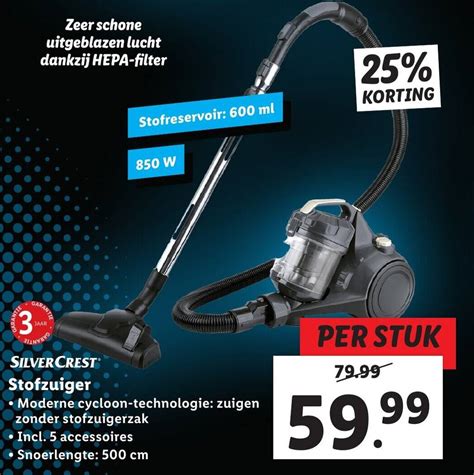 Silvercrest Stofzuiger Aanbieding Bij Lidl