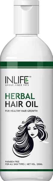 Buy Inlife Herbal Hair Oil Anti Hair Fall Bhringraj Amalaki And Other Ayurvedic Herbs No Parabens