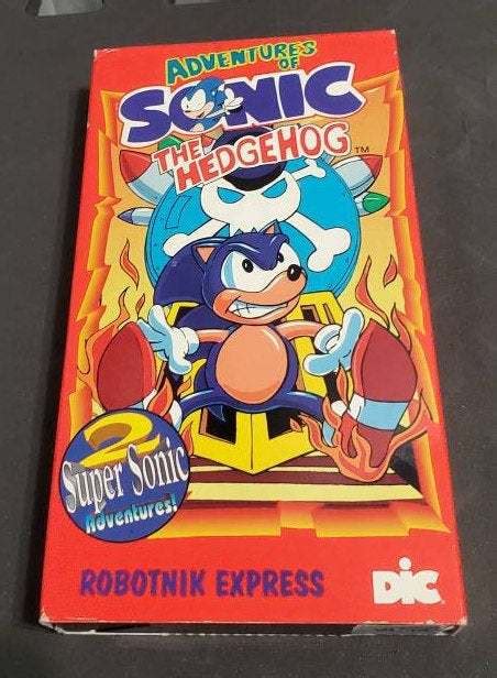 Sonic The Hedgehog Robotnik Express VHS 1994 VHS Tapes