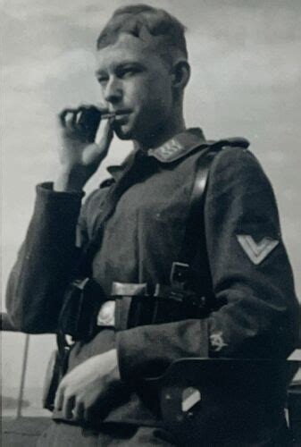 Ww German Obergefreiter Corporal Smoking A Cigarette Ebay