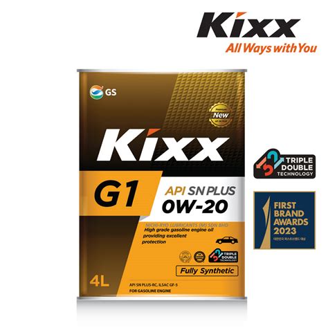 KIXX G1 SN PLUS 0W 20 Fully Synthetic 4L Shopee Malaysia