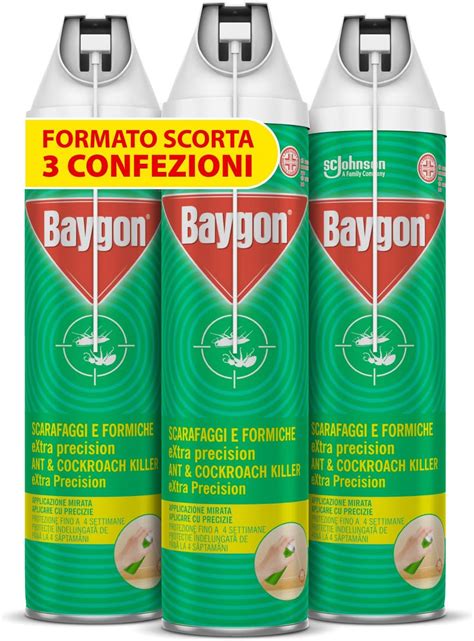 Baygon Spray Con Cannuccia Extra Precision Efficace Contro Scarafaggi