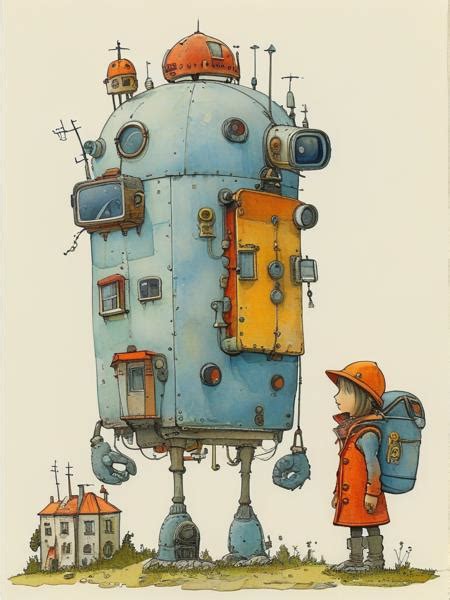 style of Mattias Adolfsson [SDXL] 105 - v1.0 | Stable Diffusion XL LoRA ...