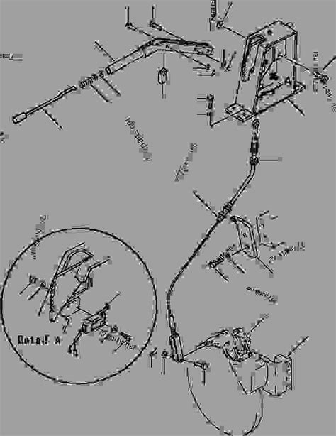 Parking Brake Control Wheel Loader Komatsu Wa250 1lc Drive Shaft