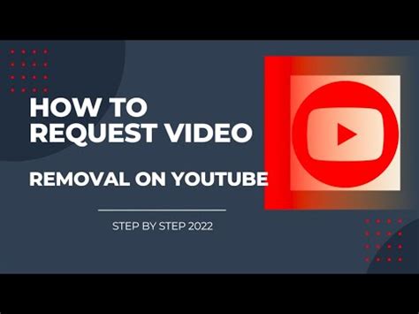 How To Request Video Removal On Youtube Submit A Copyright