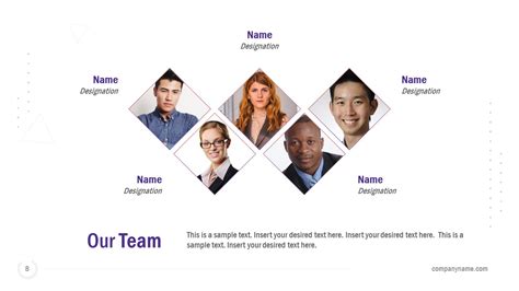 Meet The Team Ppt Template