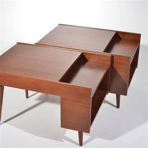 Pair Of Milo Baughman End Tables For Glenn Of California For Sale At