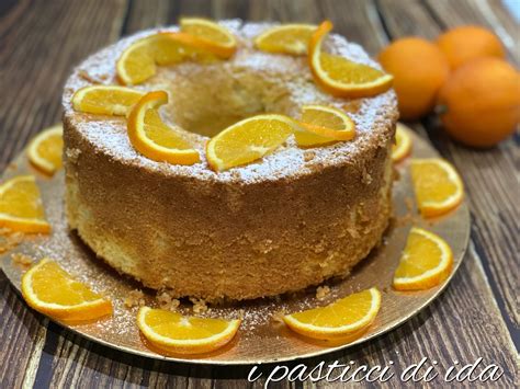 Chiffon Cake Allarancia Con E Senza Bimby I Pasticci Di Ida