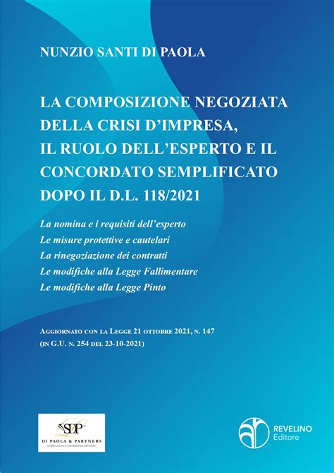 E Booklibro Cartaceo La Composizione Negoziata Della Crisi Dimpresa Il Ruolo Dellesperto E