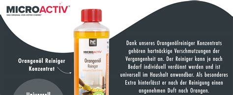 Microactiv Orangen L Reiniger Konzentrat X Ml Allzweckreiniger