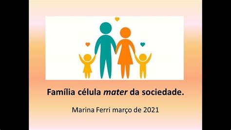 FAMÍLIA CÉLULA MATER DA SOCIEDADE Marina Ferri YouTube