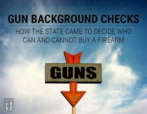 Gun Background Checks How The State Came To Decide Who Can And Cannot