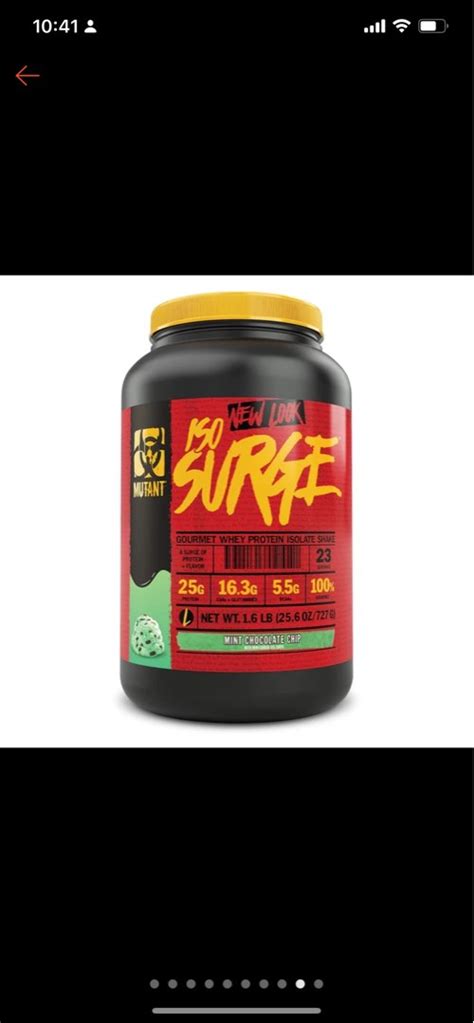 Mutant Iso Surge Isosurge Whey Protein Isolate Protein Powder Container