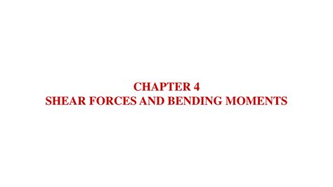 Solution Shear Forces And Bending Moments Studypool